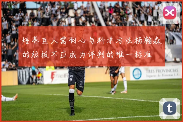 培养巨人需耐心与科学方法杨瀚森的短板不应成为评判的唯一标准